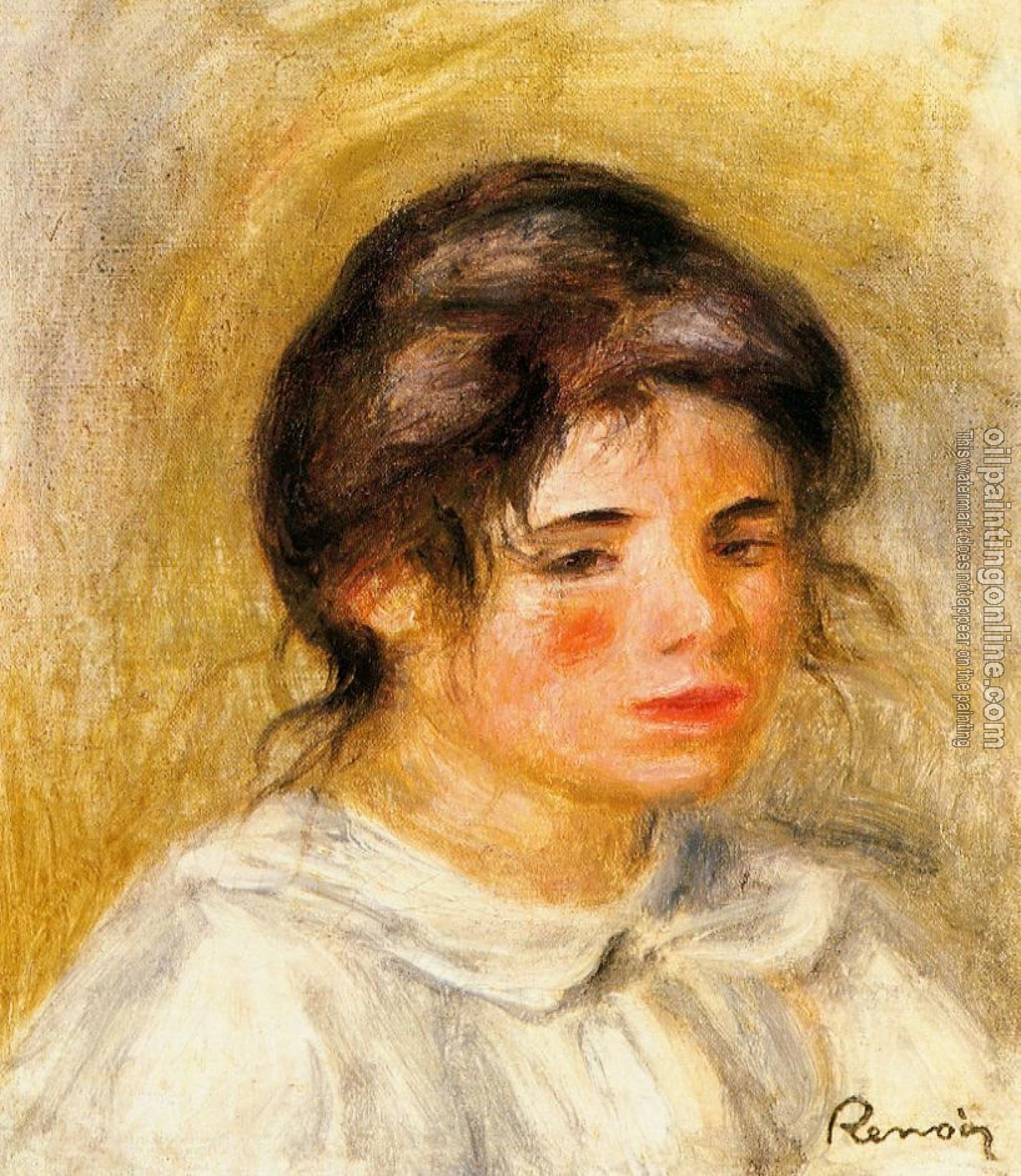 Renoir, Pierre Auguste - Portrait of Gabrielle